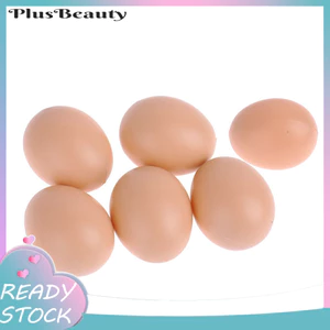 < Pluscloth > 6 Cái Mô Phỏng Trứng Nhân Tạo Phục Sinh DIY Tranh Thủ Công Giả Vờ Chơi Đồ Chơi Trẻ Em