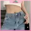 MYPANDA 100cm Dây Thắt Lưng Cổ Điển Dây Xích Trái Tim Tình Yêu Rỗng Dây Lưng Nữ Phong Cách Hip Hop Thời Trang Thắt Lưng Mịn Hợp Thời Trang.