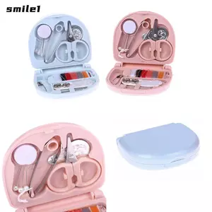 Túi lưu trữ SMILE Sống tại nhà Dụng cụ DIY Nút Thimble Hộp ren kim hữu ích