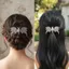 Kẹp Tóc Dơi NKSFX, Hình Dơi Họa Tiết Rỗng Gothic Tóc Barrette, Bạc Hợp Kim Vintage Viking Retro Kẹp Tóc Nữ