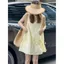 Váy Vest không tay Dây rút Váy hẹp dành cho nữ Mùa hè Phong cách mới phổ biến năm nay Phong cách Pháp Trung cổ