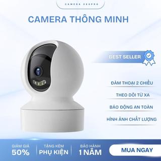 Camera 1 Mắt Trong Nhà Kết Nối Wifi Thông Minh Xoay 360 Độ, Đàm Thoại 2 Chiều, Theo Dõi Từ Xa
