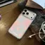 Gradient tim hồng Ứng dụng iPhone 17/16P trường hợp điện thoại 15P xuyên qua 13/14 nổ