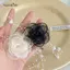 AqToCna Ngọc Trai Lãng Mạn Choker Camellia Nelace Trắng Mùa Hè Xương Đòn Dây Chuyền Với Hoa Ngọc Trai Dành Cho Nữ AqToCna