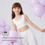 Có miếng đệm cố định, họa tiết hoa, áo ngực thể thao thoáng khí, thích hợp cho bé gái trong giai đoạn phát triển.