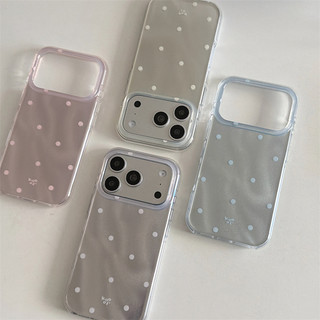 Điểm sóng bốn màu cho iphone17promax 16promax 15promax 15pro iphone15 14promax ốp lưng TPU iphone mới chống bụi