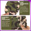 10 Chiếc Vải Thời Trang Sửa Chữa Miếng Dán Áo Khoác Camo Sắt Cho Quần Áo Ngụy Trang Quần Áo
