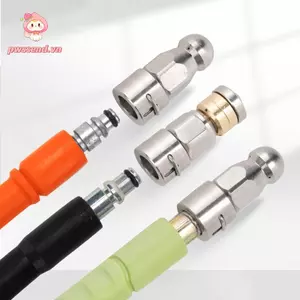 Bộ chuyển đổi máy rửa áp lực PWSEND, Vòi phun rửa mặt bên ngoài áp suất cao Kết nối cống sạch, Dòng K di động Kết nối trực tiếp G1 / 4 Đầu phun làm sạch cống thoát nước làm sạch cống thoát nước