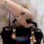 Vòng tay dơi ma cà rồng Gothic Pha lê nhân tạo Y2K Vintage Niche Design sel Nelace Móc khóa Trang sức cá tính Quà tặng