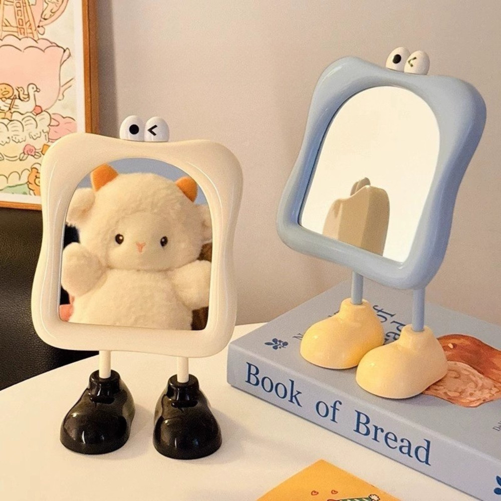 Gương Trang Điểm Để Bàn HomeMate Xoay 360 Độ, Gương Makeup Mini Chân Đứng Cute Nhỏ Gọn Decor Bàn Học