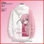 YB1 Bocchi The Rock Áo Khoác Anime Dài Tay Top Nữ Cosplay Gotou Hitori 3D Áo Chui Đầu Thời Trang Oversize BY