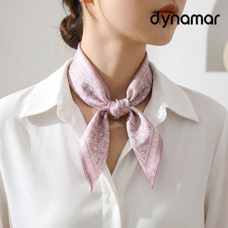 【dynamar】Khăn choàng dài họa tiết Paisley thanh lịch dành cho nữ, phụ kiện đa năng cho tóc và cổ.