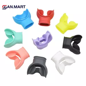 AN.MART Ống thở silicon Ống thở thoải mái Bộ điều chỉnh lặn khí nén Nắp miệng Hộp đựng bạch tuộc Người giữ Dễ dàng sử dụng VN