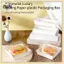 Hộp bánh Sandwich hình chữ nhật B & N Hộp đựng bánh và bánh ngọt 50 miếng mỗi Pa.