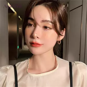 AqToCna Bông Tai Vintage Mờ Thả Bông Tai Nữ Kim Loại Thời Trang 2022 Xu Hướng Trang Sức AqToCna