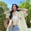 Phong cách nghệ thuật mùa hè Preppy Phong cách chống nắng thông thường Áo sơ mi ngắn tay cổ áo polo sọc
