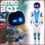 YB1 Astro Bot bó sát áo liền quần đóng vai vải cosplay trang phục tiệc Halloween BY1