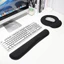 Đen Chậm Phục Hồi Bàn Phím Miếng Lót Memory Foam Miếng Lót Chuột Lớn Miếng Lót Cổ Tay Bộ Hỗ Trợ Nhỏ Miếng Lót Cổ Tay CCIW