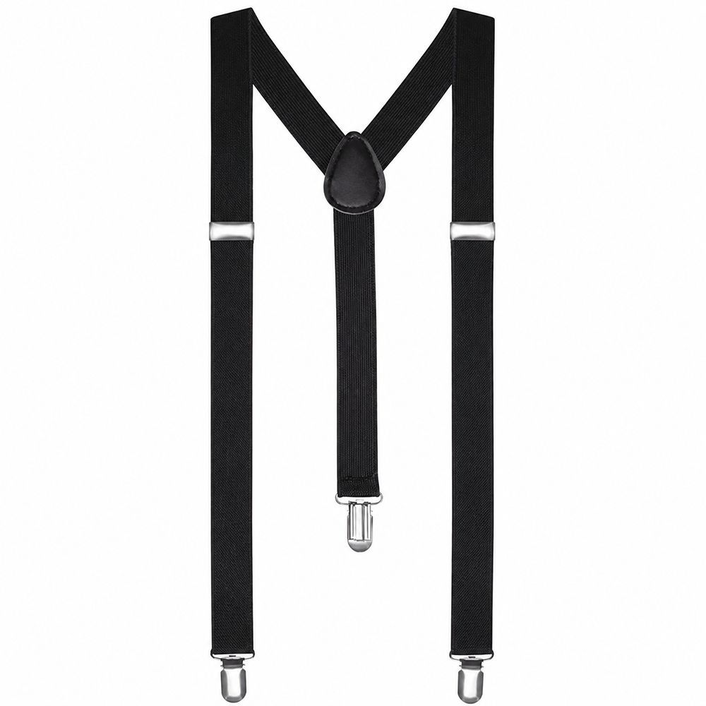 Dây treo PYCOU, Dây treo kẹp màu trơn Unisex, Dây treo đàn hồi có thể điều chỉnh