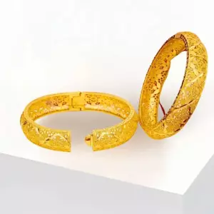 PNPIA- Nữ Vòng Tay Quyến Rũ Vòng Tay Rỗng Vòng Hoa Cho Trung Đông Việt Nam Cưới Cô Dâu Trang Sức Quà Tặng