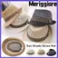 Mũ Fedora ống hút MERIGGIARE, Mũ chống nắng bằng rơm Trilby, Mũ hoa ngắn vành thoáng khí mùa hè