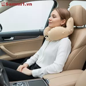 ZK Lái Xe Kinh Doanh Vương Miện Bơm Hơi Hình Chữ U Du Lịch Di Động Ne Ngủ VN