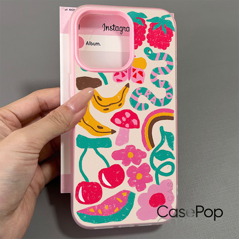 Ốp điện thoại cho iPhone 17/16 Pro Max (15/14/13/12/11) - Chữ cuộn kiểu phòng tập thể dục