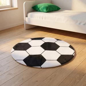 Thảm lót sàn bằng vải Polyester họa tiết bóng đá thoải mái cho phòng ngủ Phòng khách Văn phòng Sử dụng các loại màu kevga