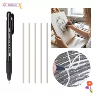 Bộ tẩy nổi bật BEABOUT, Bút tẩy cơ loại ép, Đơn giản với Refills Precision Eraser Art Drawer
