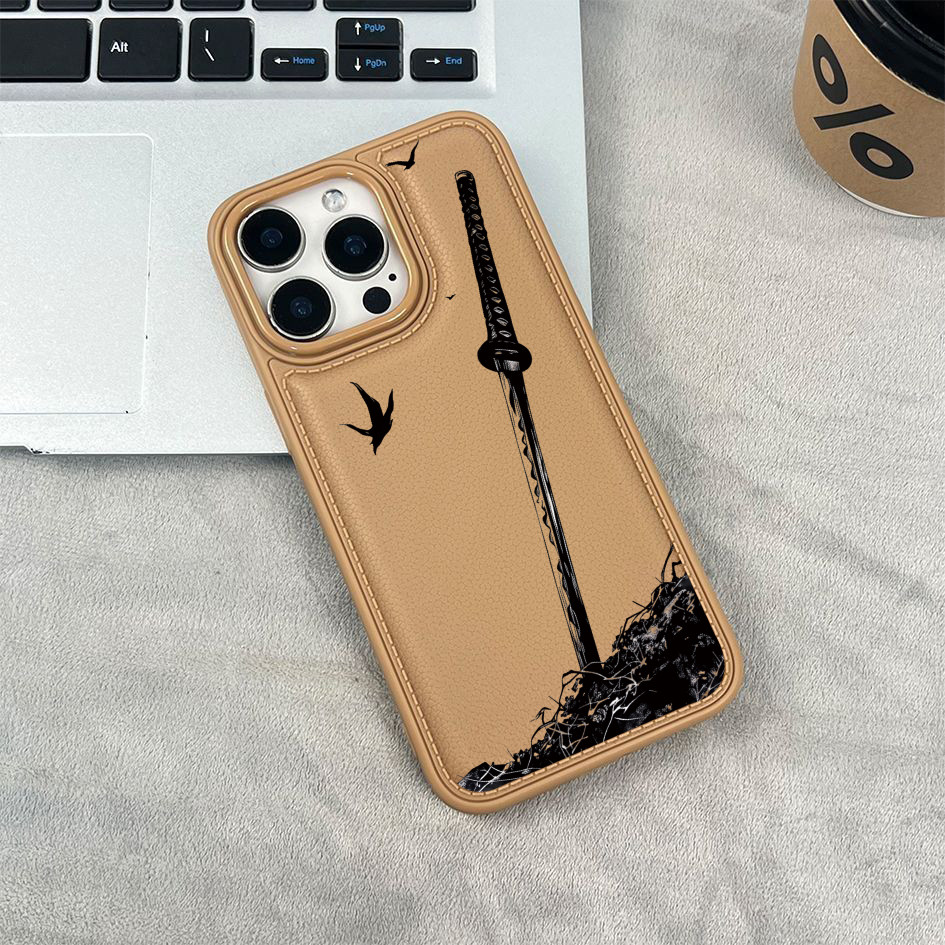 Hình bóng kiếm Samurai cho iPhone 17/16 Pro