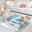 Thảm làm mát thú cưng cho mèo con mùa hè vải lụa băng thoáng khí chống cào đệm ngủ mèo dùng sàn sofa chuồng nhà êm ái