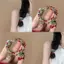ECK Nhiều Màu Sắc Kim Cương Giả Anh Đào Co Giãn Tóc Dành Cho Nữ Cô Gái Ngọt Ngào Tóc Trang Trí Scrunchie Dây Buộc Tóc Pha Lê Phụ Kiện Tóc HOT
