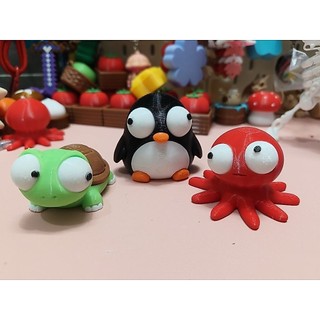 Mô Hình Những Con Thú Mắt có thể xoay 360° Siêu cute, Ngộ nghĩnh-deco góc nhỏ, bể cá, làm quà tặng