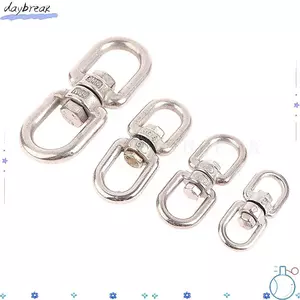 DAYBREAK 1 Cái Móc Carabiner, Đầu nối mắt 4mm 5mm 6mm 8mm 8 vòng Móc, Thép không gỉ 304 bền M4 M5 M6 M8 Neo biển đa năng xoay