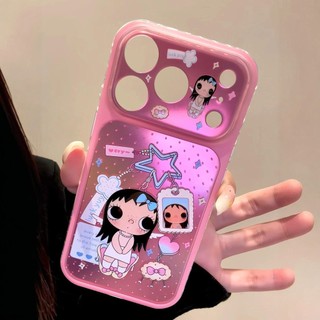 Ốp Điện Thoại Ngọc Polo Dot Girl Màu Hồng Dễ Thương Cho iPhone 17 Pro Max 16 15 Pro Max Chống Sốc Bảo Vệ Camera Ốp Lưng Cứng Chống Rơi