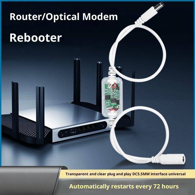 ZK Bộ định tuyến WiFi tự động Khởi động lại 24H Hẹn giờ tắt nguồn Mô-đun đặt lại DC 5V-15V 5.5x2.1mm VN