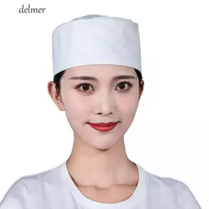 Nắp Sushi Thoáng Khí DELMER, Mũ Lưới Có Đầu Bếp Phẳng Phong Cách Nhật Bản, Mũ Làm Việc Một Lớp Không Có Mái Nhà Mũ Đầu Bếp Thoải Mái Ẩm Thực Nhật Bản Và Hàn Quốc