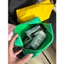 túi đựng cọ trang điểm túi đựng đồ trang điểm túi đựng mỹ phẩm mini Bốn Miếng Miễn Phí Vận Chuyển Hàng Hóa Đuôi PU Chống Thấm Nước Nhiều Màu Tay Cầm Mặt Cười Nhắc Nháy Túi Đựng Mỹ Phẩm Túi Bảo Quản Túi Vệ Sinh