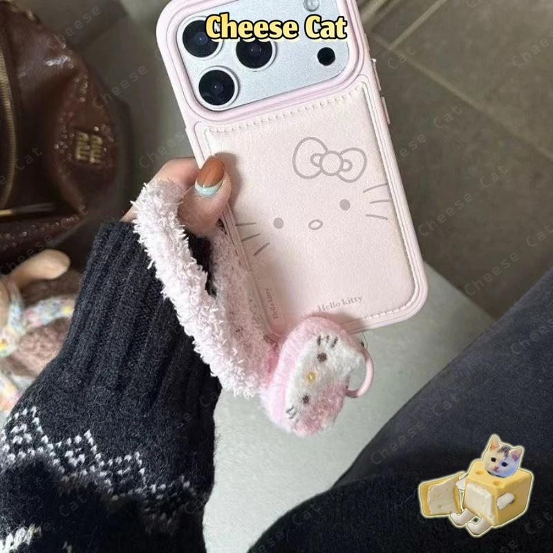 cho Miff cho Kitty Dây buộc điện thoại có lông chống thất lạc tiện lợi phù hợp với mọi dòng máy