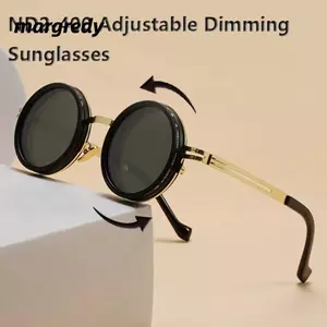 Kính mờ có thể điều chỉnh MARGREDY, Kính râm phân cực lọc 9 cấp ND, thời trang với kính mắt Glasse UV400 ND2-400 ngoài trời