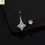 < YEI > Y2K Star Zircon Nút Bụng Nhẫn Tối Giản Rốn Xuyên Trang Sức Nhẹ Phụ Kiện Cơ Thể Cho Hoạt Động Ngoài Trời Mới