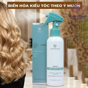 Gel Xịt Giữ Nếp Tóc Tạo Kiểu Curls Spray Gel Bondplex 200ml - Dành Cho Tóc Uốn, Tóc Cần Tạo Kiểu, Giữ Nếp [ MK ]