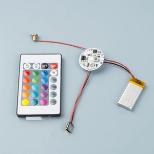 X QHF 5V Màu ấm áp làm mờ vô cấp, Làm mờ ba màu, Nguồn sáng đèn làm mờ đầy màu sắc RGB