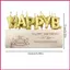 Chữ Vàng Nến Bảng Chữ Cái Bánh Toppers Lễ Kỷ Niệm Vàng Nến Sinh Nhật Đảng Vệ Sinh Khỏe Mạnh Cho shopidaevn