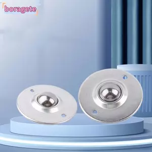 Bánh xe bi BORAGETE, Bánh xe xoay Mini CY-B, Bánh xe tròn mắt tròn đa năng bằng thép phần cứng cho máy móc