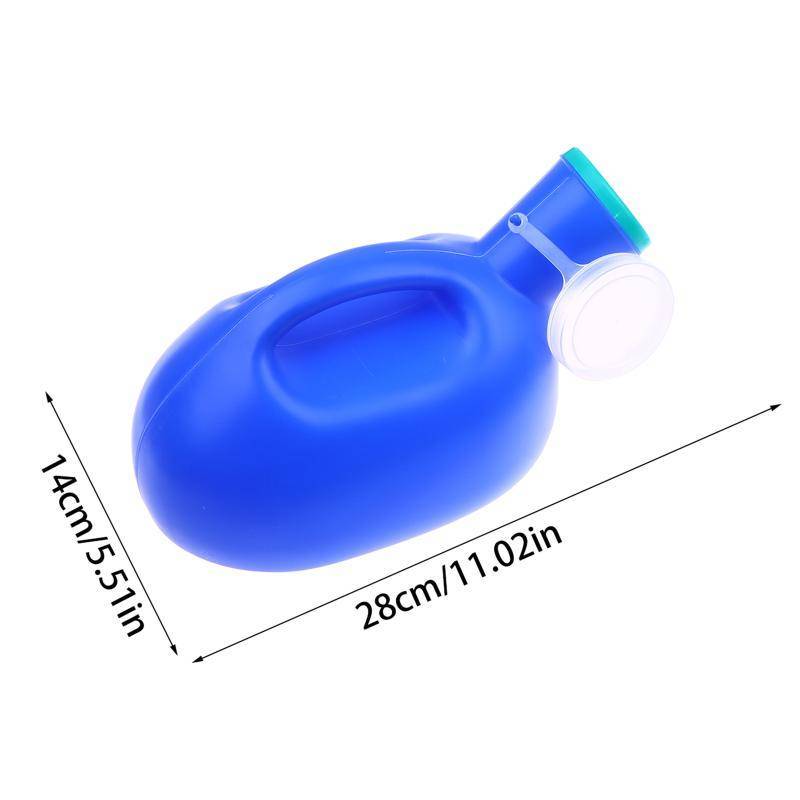 Bình Nước Tiểu NS Cho Du Lịch 2000ml Chống Rò Rỉ Nhựa Chống Tràn Có Nắp Di Động Cho Nam Ô Tô Cắm Trại Bệnh Viện Sử Dụng NS
