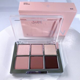 2aN Sáu Màu Phấn Mắt Tấm Ánh Sáng Hàng Ngày Trang Điểm Đa Năng Màu Rendering Powder Trang Điểm Mắt