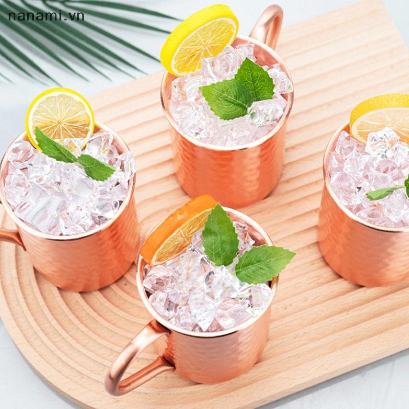 [nanami] Cốc đồng Moscow Mule 500ml, cốc cocktail, bia, cà phê, sữa, inox bền