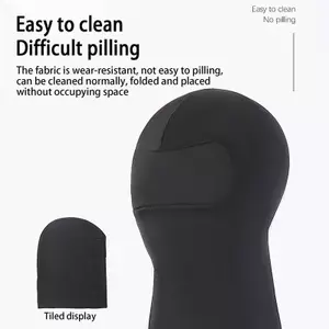THÊM 1 / 2 / 3 Lỗ Unisex Co Giãn Thoáng Khí Mặt nạ Balaclava Mũ Trùm Đầu Halloween Cosplay Đảng Mũ Nam Quân Đội Mặt nạ Trò Chơi BSS