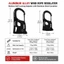 Bộ căng dây lều VVDZA, Bộ điều chỉnh dây tự khóa 2-10mm bằng thép không gỉ, Chất lượng cao Hợp kim nhôm chống trượt Dụng cụ ngoài trời
